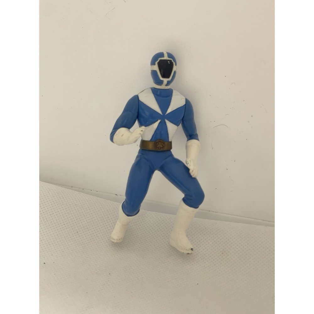 Mighty Morphin Power Rangers McDonald's Figure Toys Vintage 2000 Blue